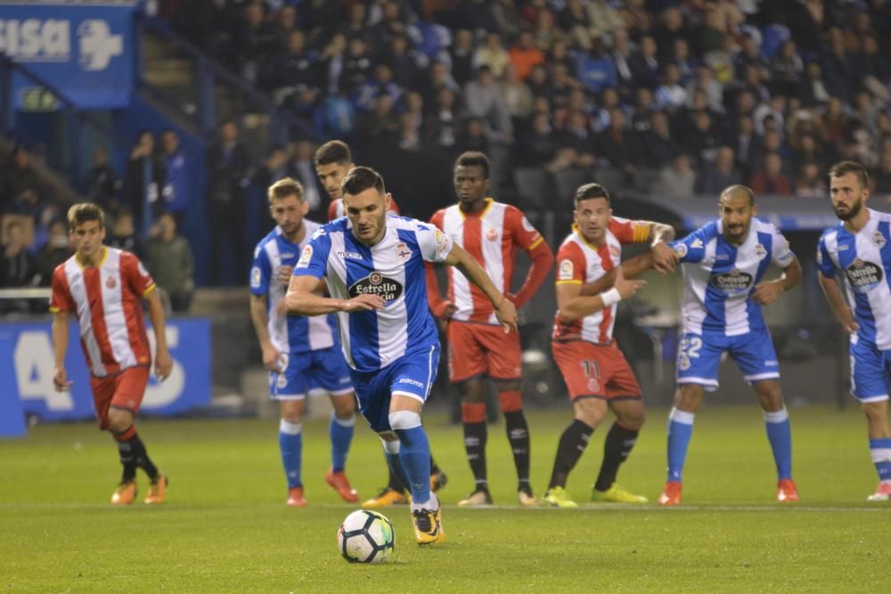El Deportivo cae ante el Girona en Riazor