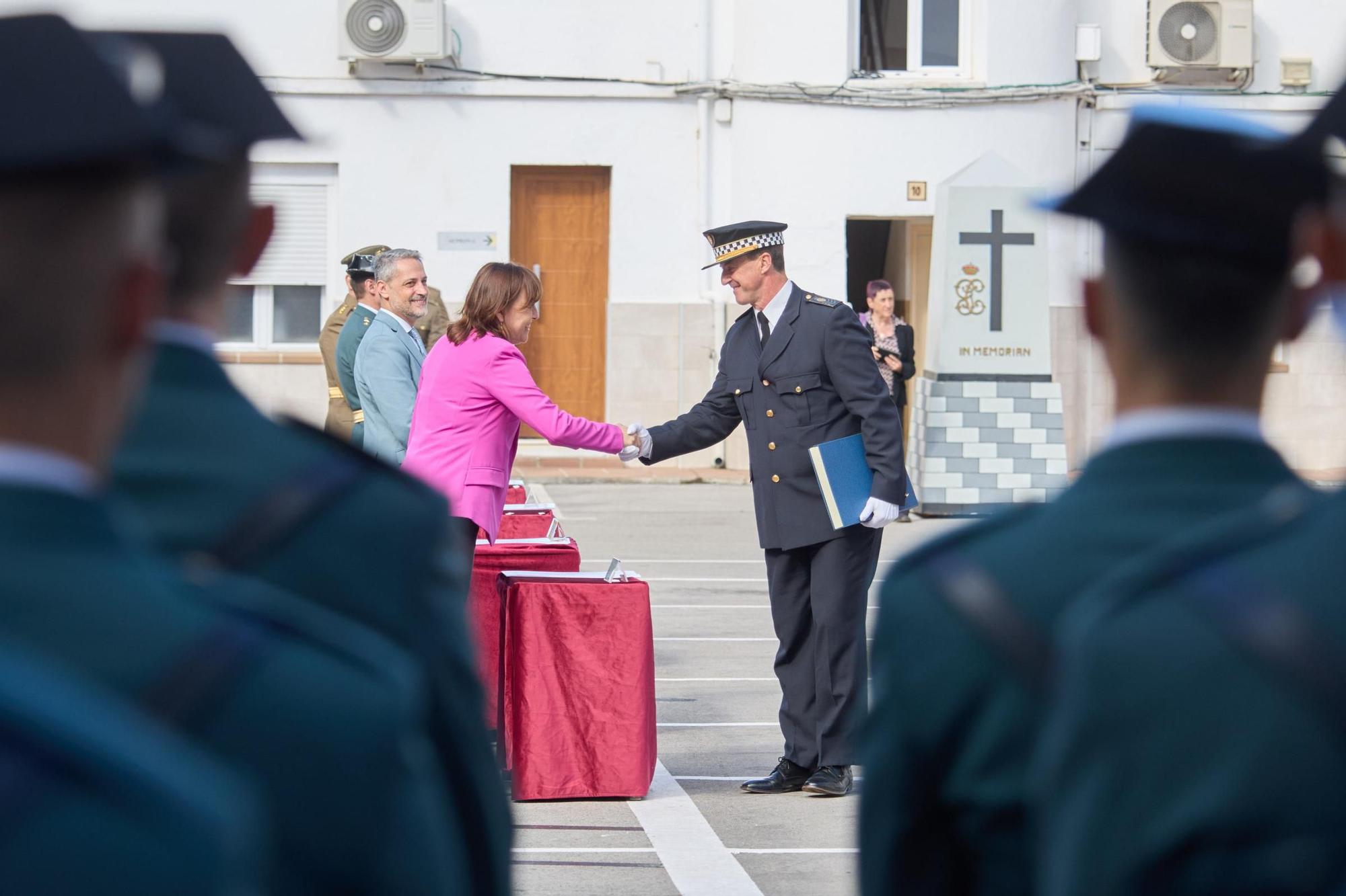 Imatges de la Guàrdia Civil celebrant la seva patrona a Girona