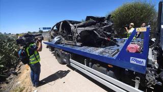 Una distracción a velocidad excesiva, posible causa del accidente de Reyes