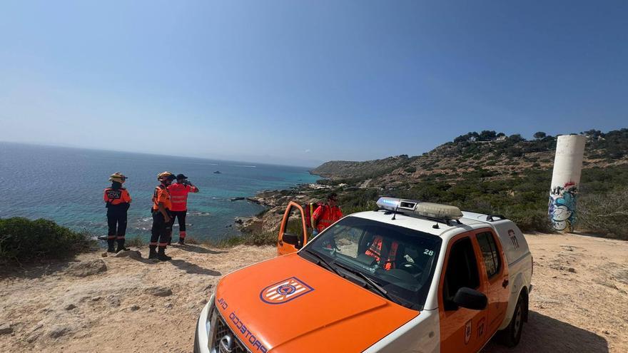 Laborioso rescate de un hombre que cayó por un acantilado en Llucmajor