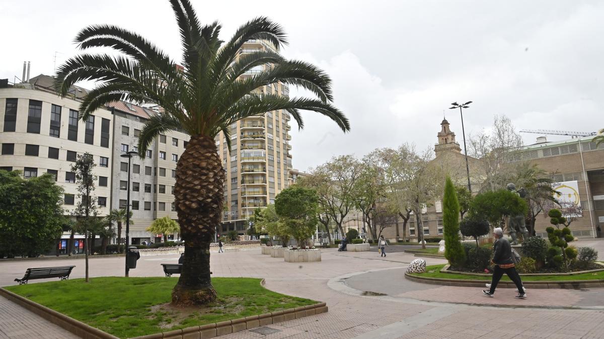 Plaza Fadrell, en las inmediaciones de la plaza Na Violant donde se ubicará la tribuna. Allí se cantará el Pregó.