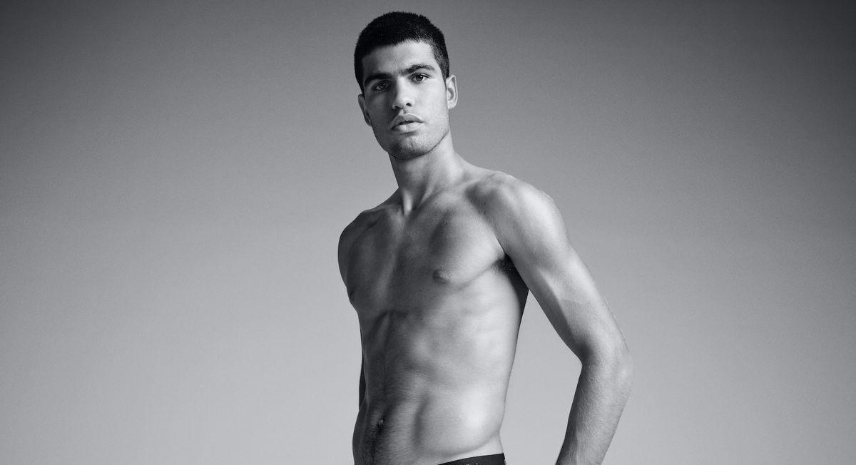 Carlos Alcaraz, modelo de calzoncillos de Calvin Klein