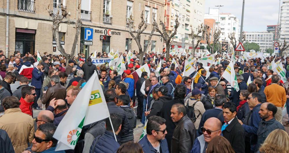 Así ha sido la manifestación de los agricultores