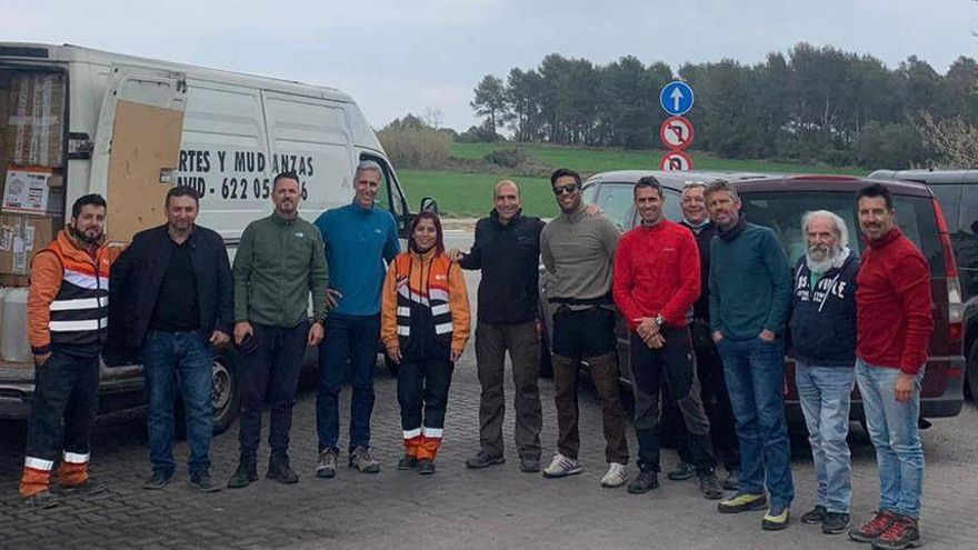 Los bomberos malagueños en Polonia