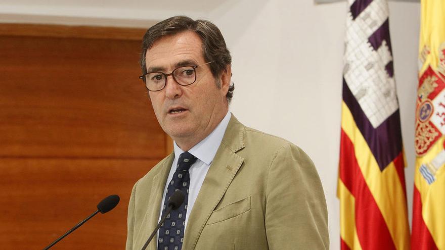 El presidente de la CEOE, Antonio Garamendi.