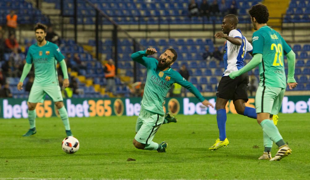 El Hércules llega vivo al Camp Nou