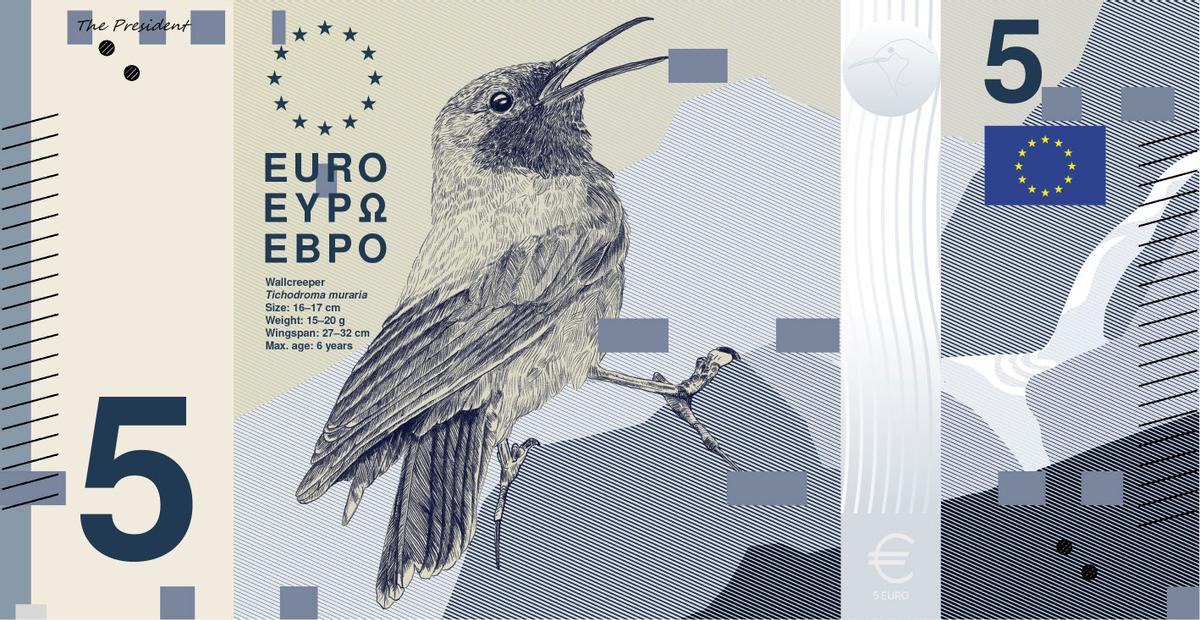 Así son los diseños finalistas para los nuevos billetes de euro