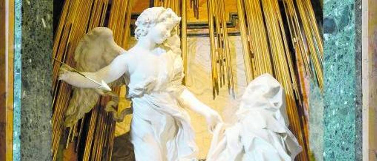 Gian Lorenzo Bernini, ‘Éxtasis’ de Santa Teresa, capilla Cornaro, iglesia de Nuestra Señora de 
la Victoria, Roma.