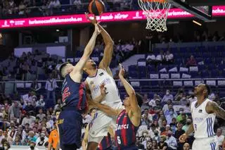 El Real Madrid exhibe músculo ante un Baskonia intermitente