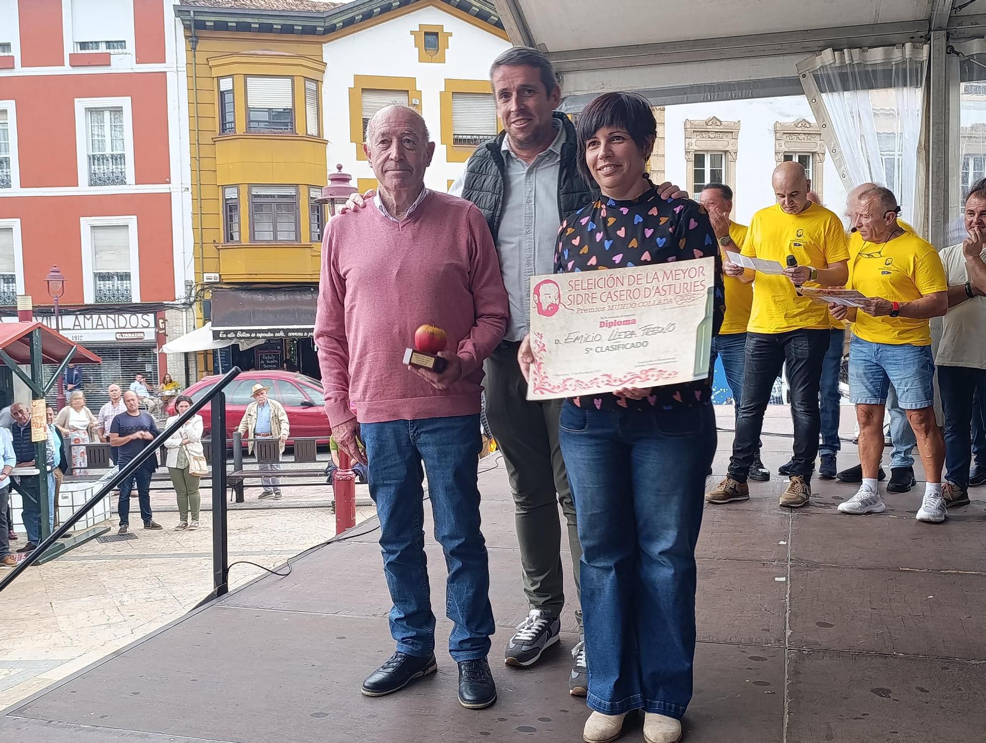 Héctor García, de Llanes,  gana la "champions" de la sidra casera en Villaviciosa