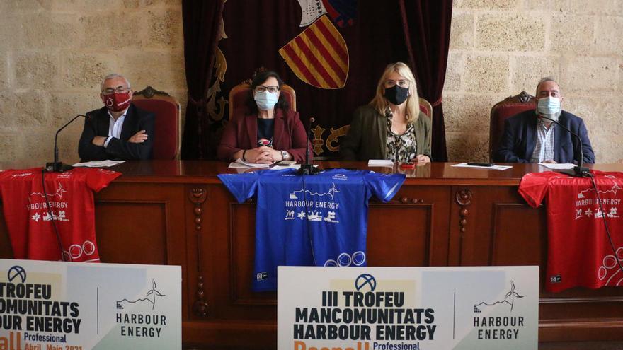 El torneig es va presentar ahir a Xàtiva i en l'acte van participar les quatre mancomunitats col·laboradores, la Generalitat i la companyia Harbour Energy