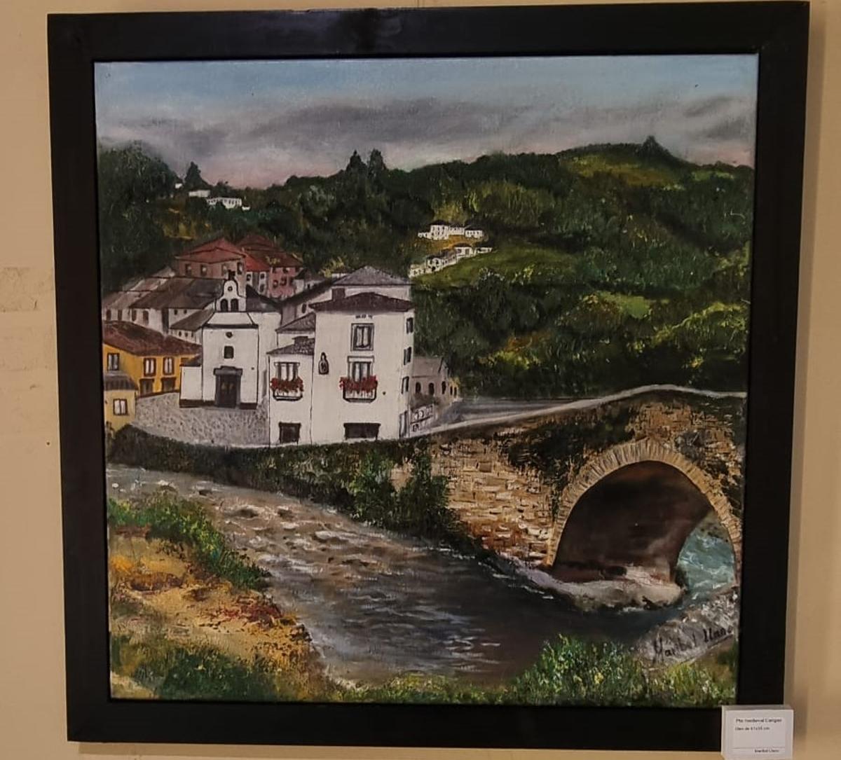 Detalle de una de las obras expuestas.