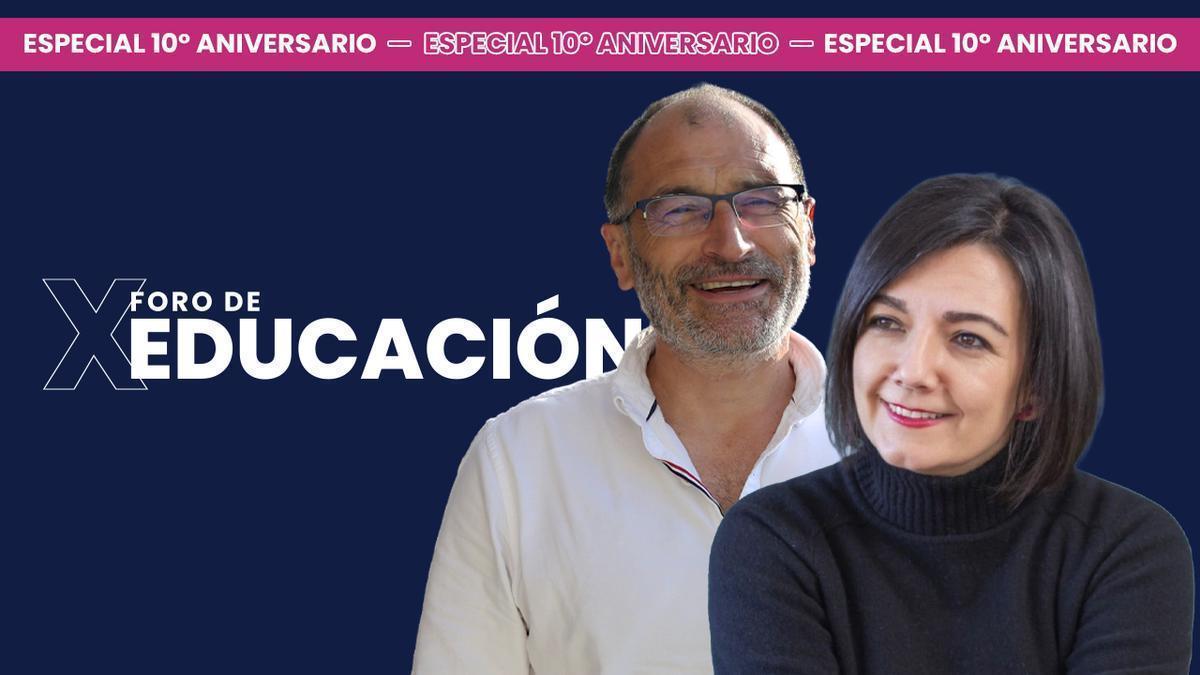 Manuel Isorna y Belén Montesa, ponentes del X Foro de Educación