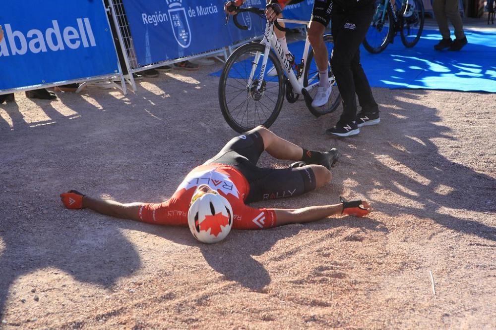 Primera etapa de la Vuelta Ciclista Murcia 2020: Llegada a Caravaca