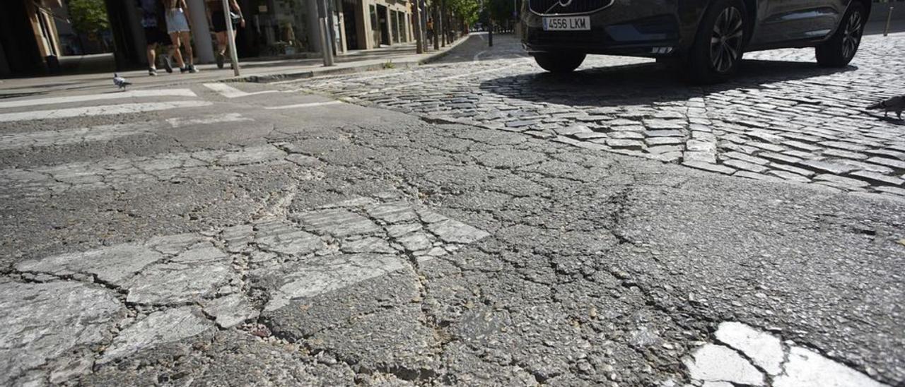 Un dels punts d’actuació és entre Maragall i pl. Catalunya. | MARC MARTÍ