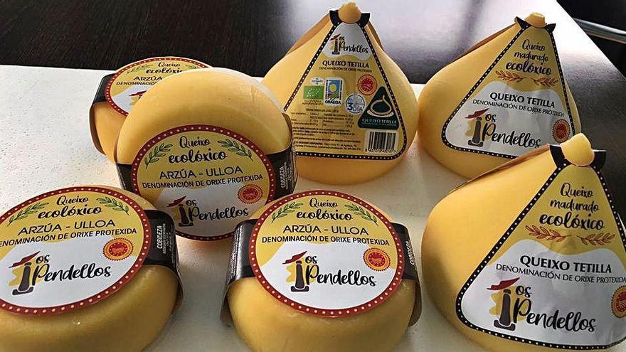 Detalle del etiquetado de los quesos.