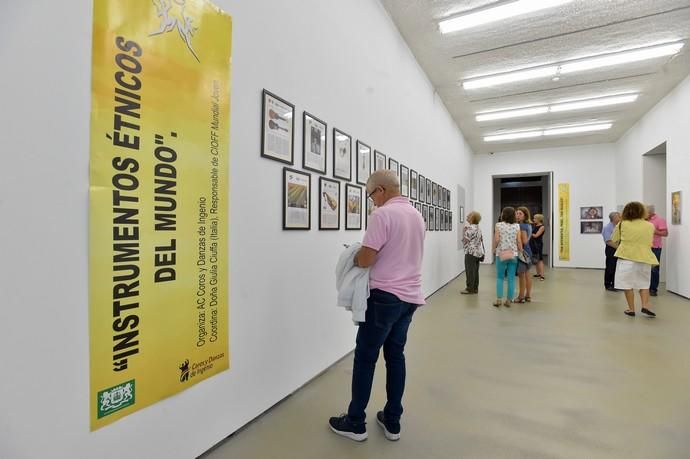 23-07-2019 LAS PALMAS DE GRAN CANARIA. Inauguración exposición del Festival de Folclore de Ingenio, en el Rectorado de la ULPGC  | 23/07/2019 | Fotógrafo: Andrés Cruz