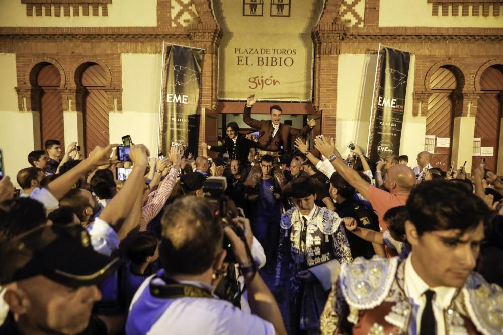 Corrida de rejones en la Feria Taurina de Begoña de 2018.