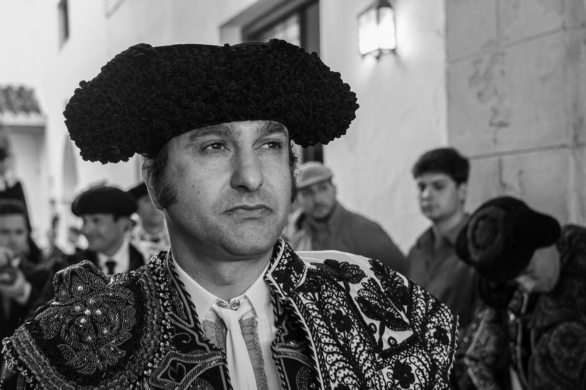 Morante, antes del paseíllo