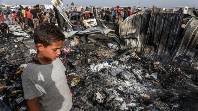 El horror del ataque israelí contra desplazados en Rafah