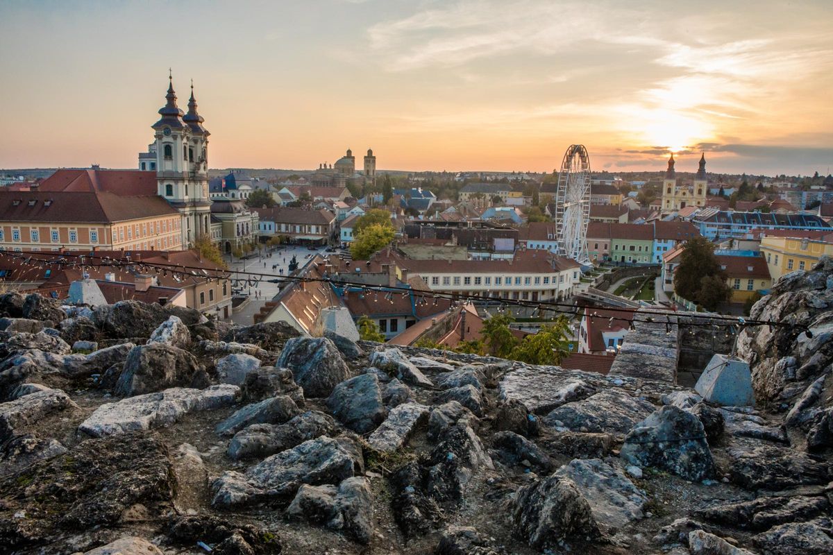 Eger, vins entre arquitectura barroca