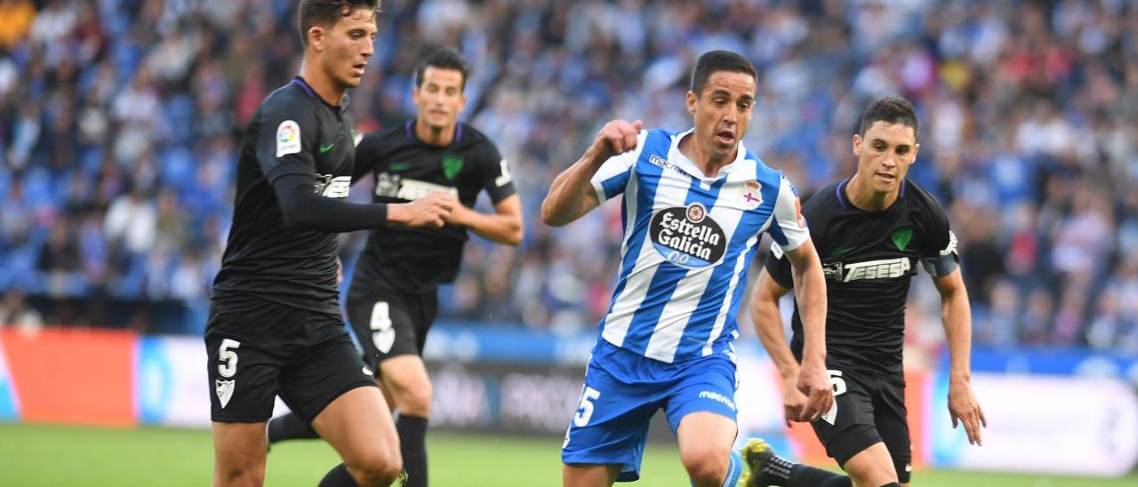 Pedro, en su etapa en el Deportivo.