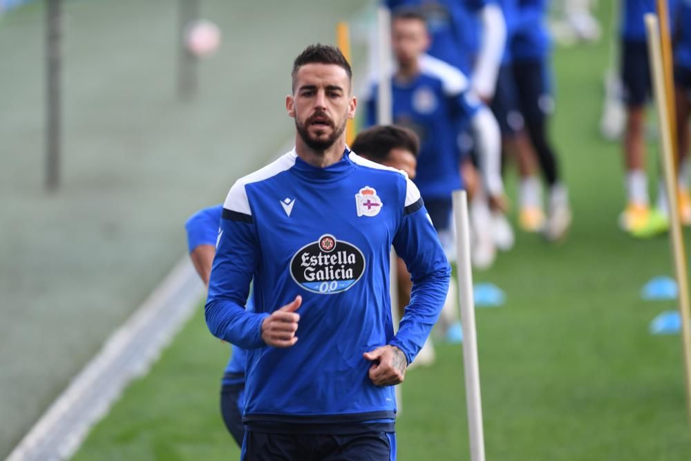 Sesión a puerta cerrada en Riazor