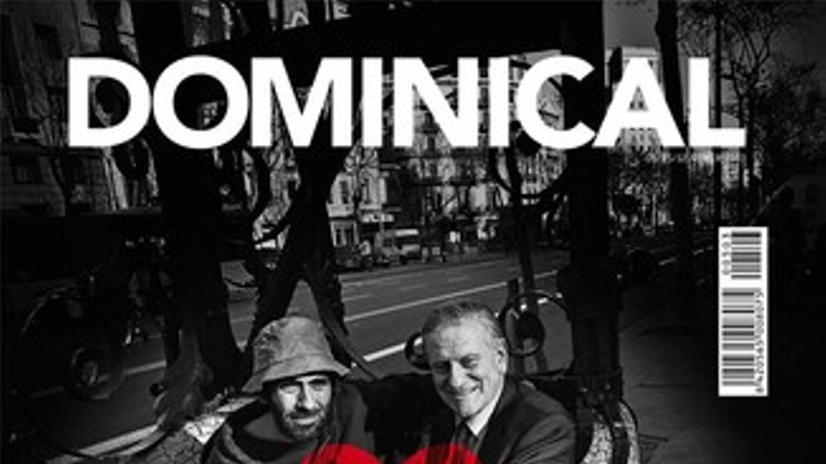 Los Fuster, padre e hijo, en la portada de 'Dominical'