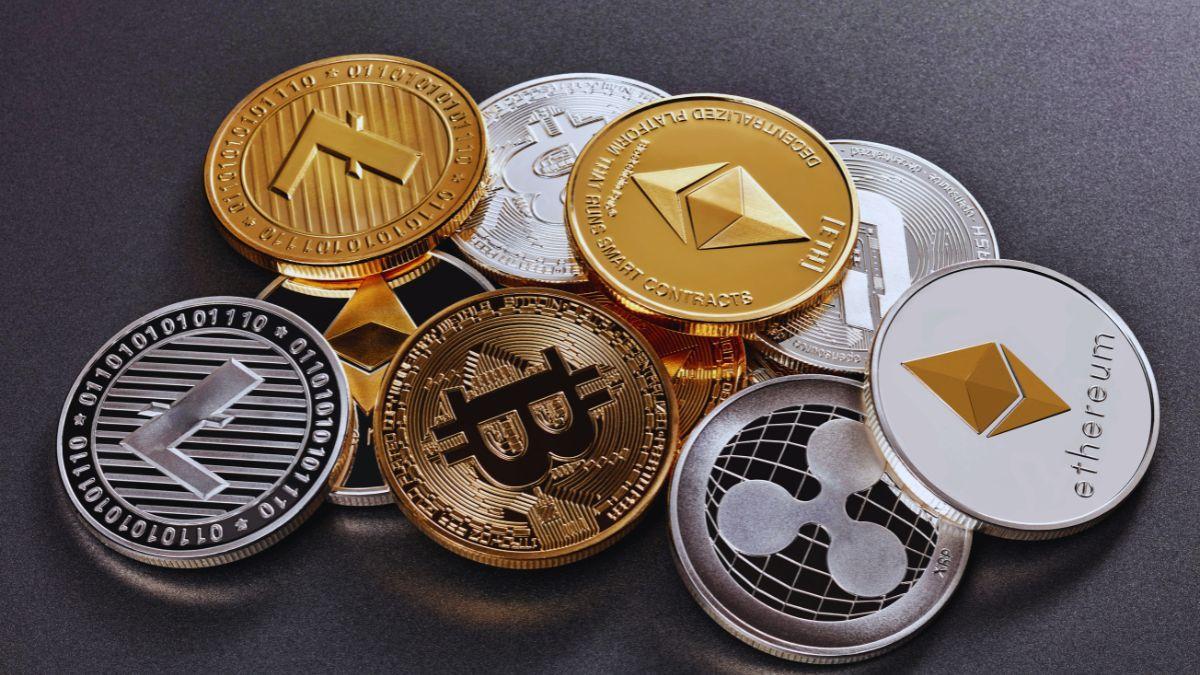 Representación Bitcoin, Ethereum y otras criptomonedas