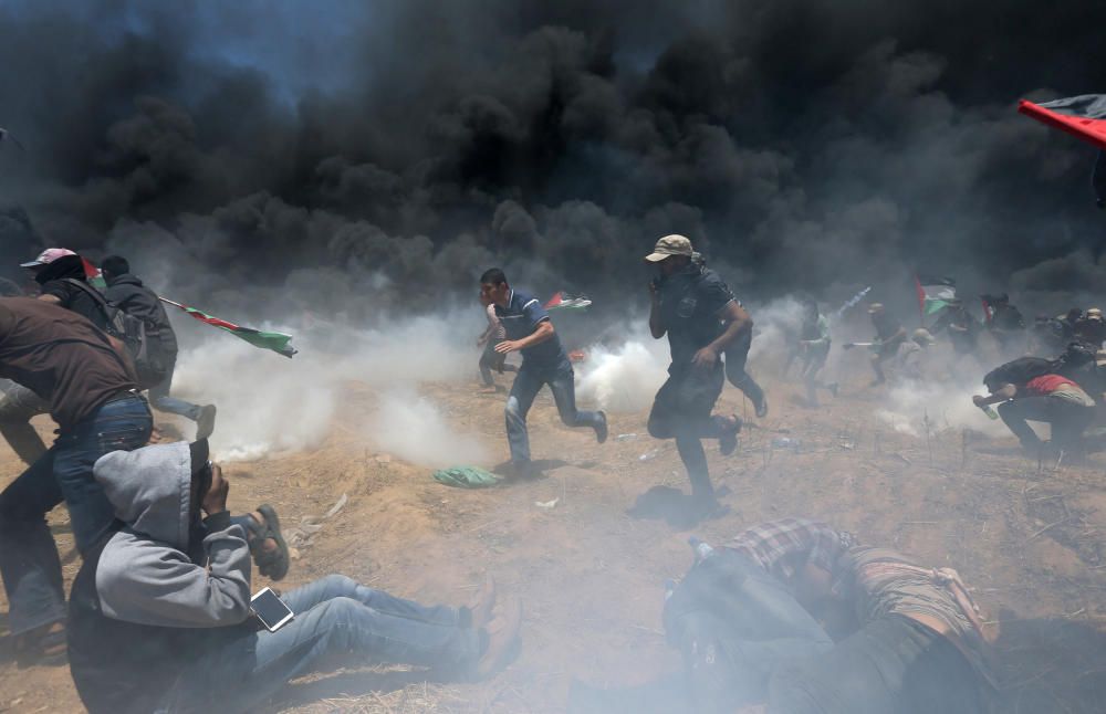 Més de 50 morts en les protestes contra l'obertura de l'Ambaixada dels EUA a Jerusalem