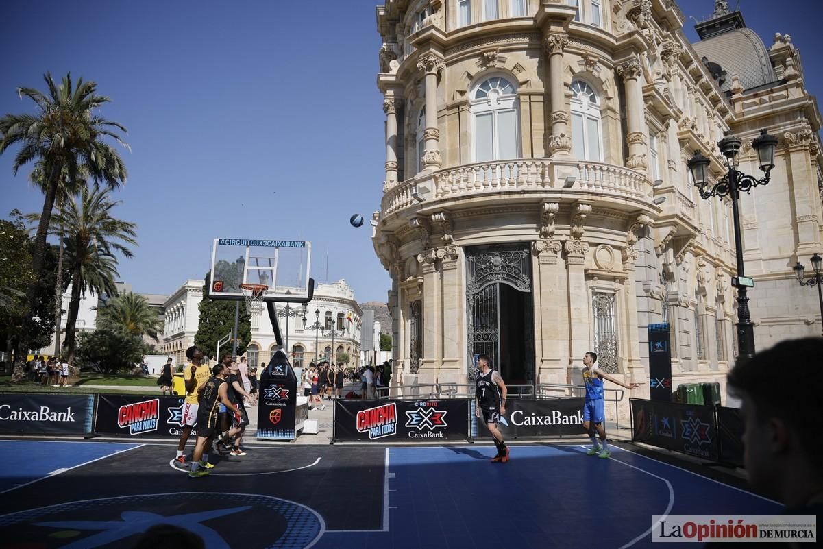 El Circuito 3x3 CaixaBank de baloncesto en Cartagena, en imágenes