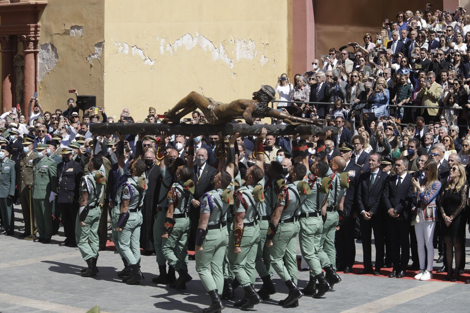 Las imágenes del traslado de la Legión del Cristo de la Buena Muerte de Mena