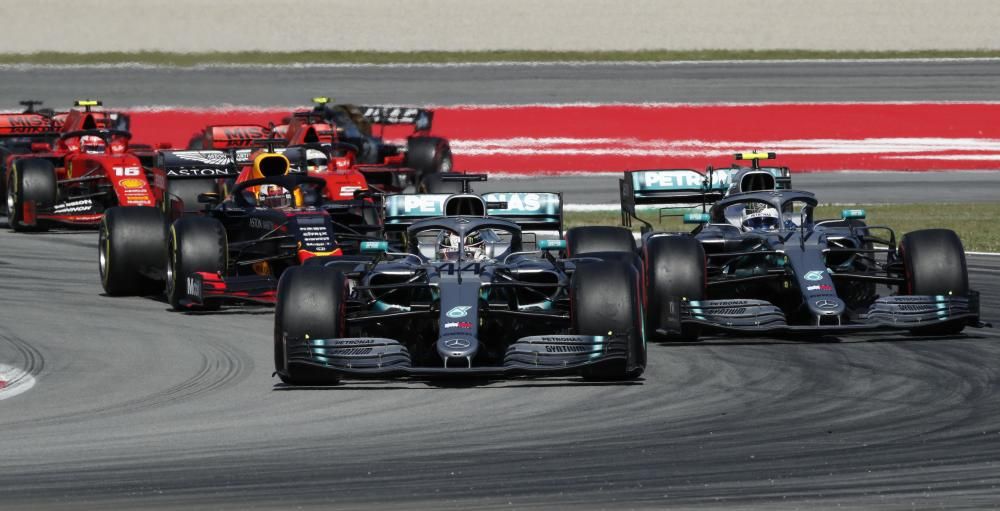 Las fotos de la victoria de Hamilton en Montmeló