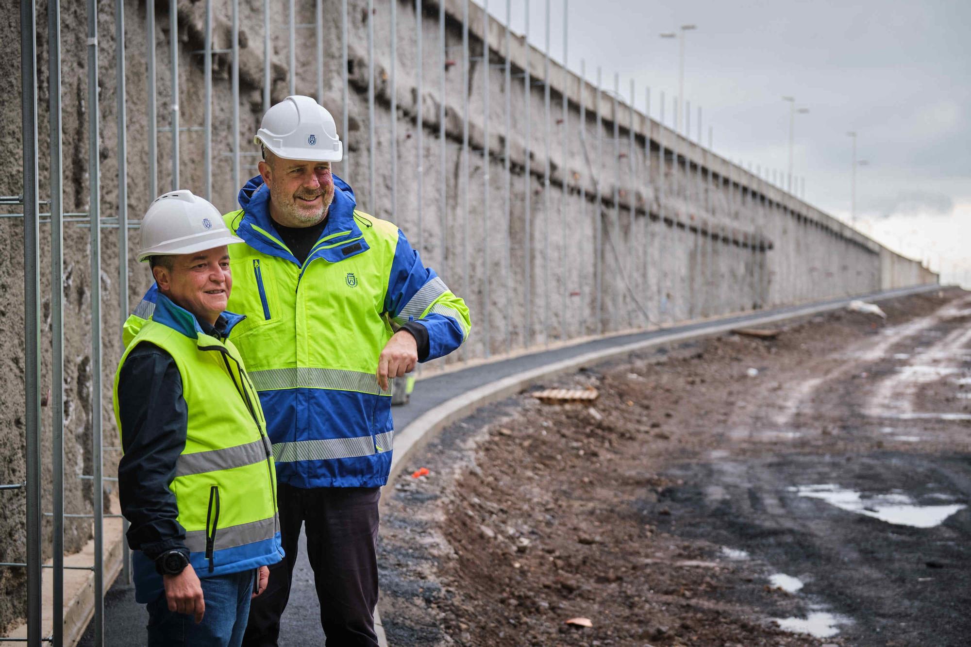 Obras de la pasarela del Padre Anchieta