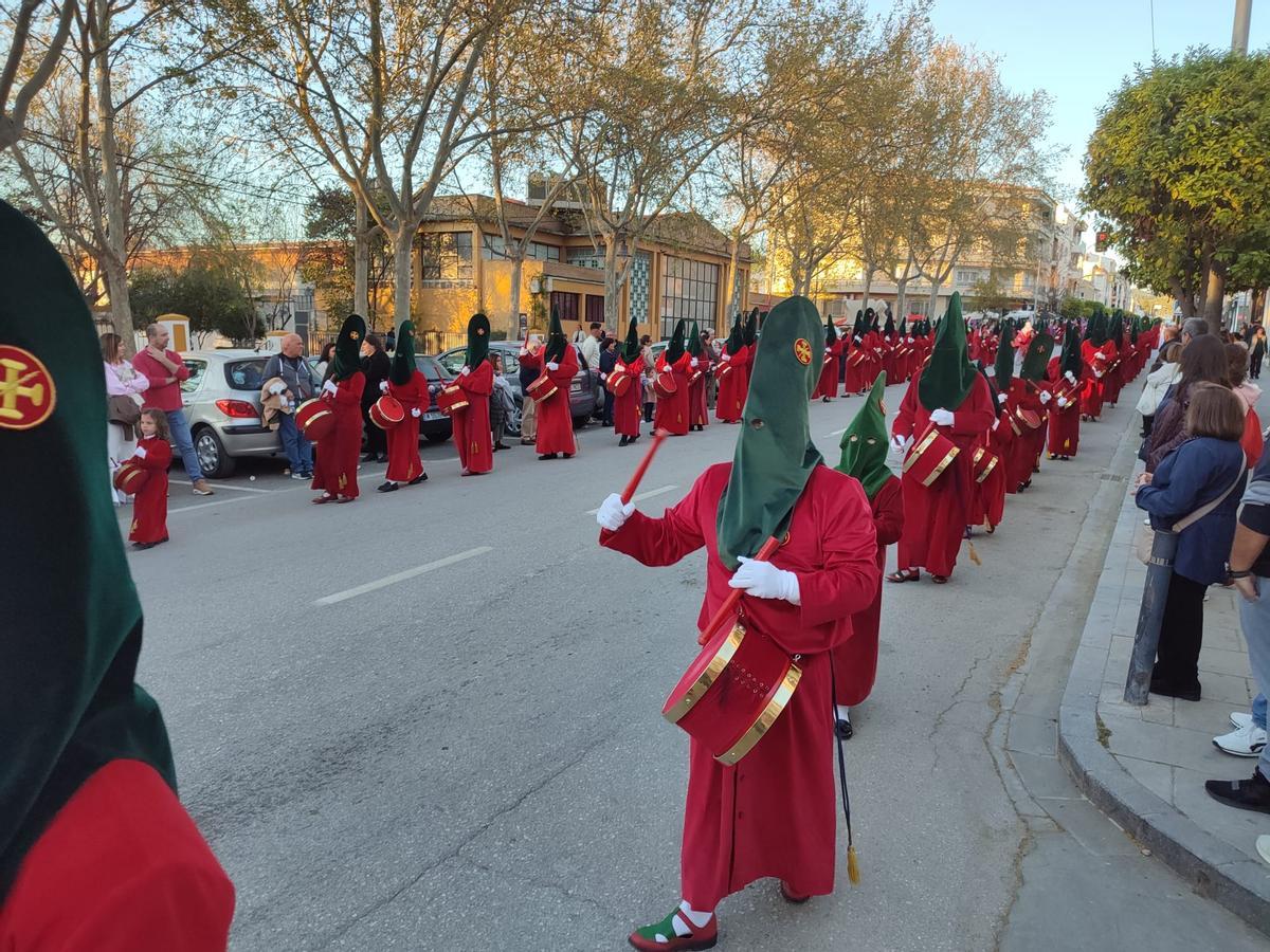 Los hermanos de San Juan, en el miserere del Viernes de Dolores en Baena.
