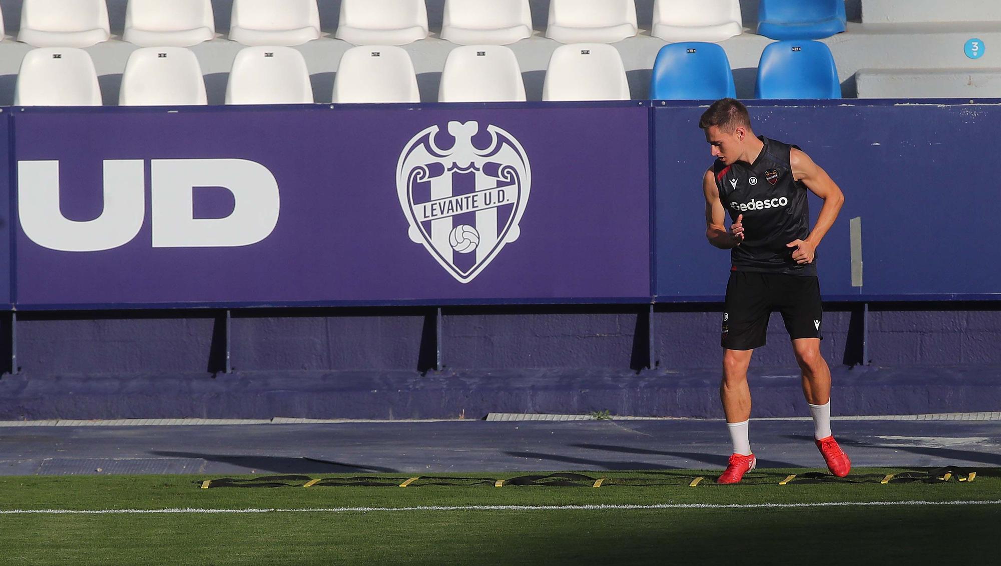 Así ha sido el entrenamiento de hoy del Levante UD