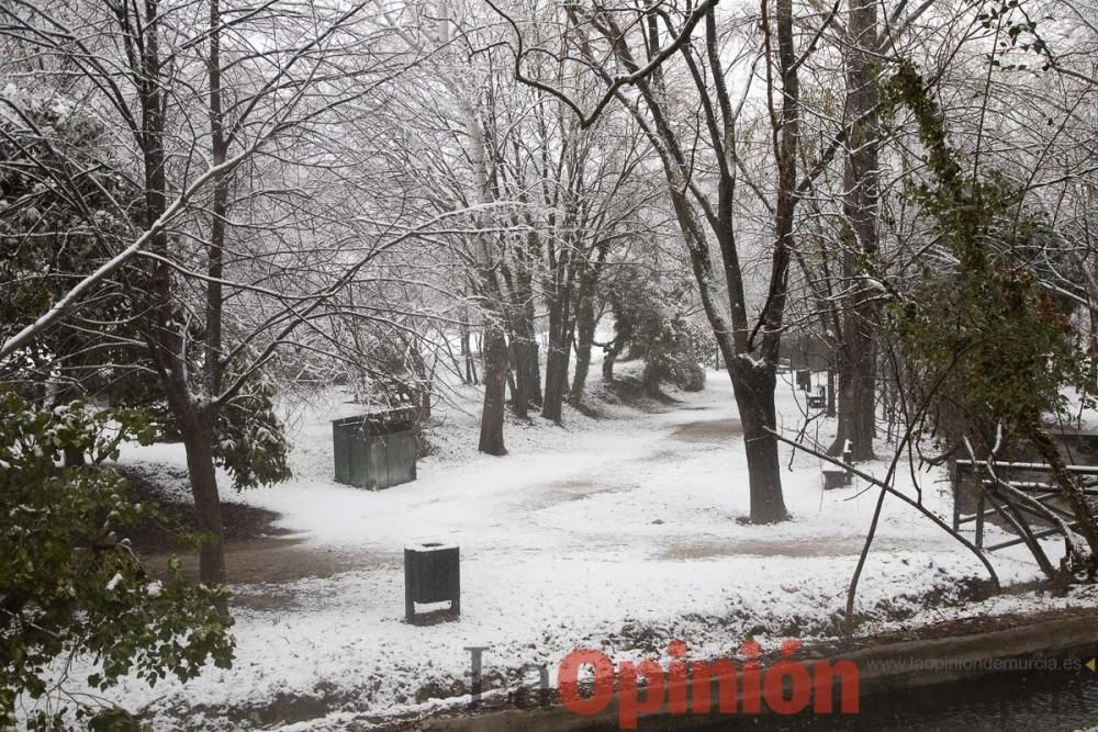 Nieve en las Fuentes del Marqués de Caravaca