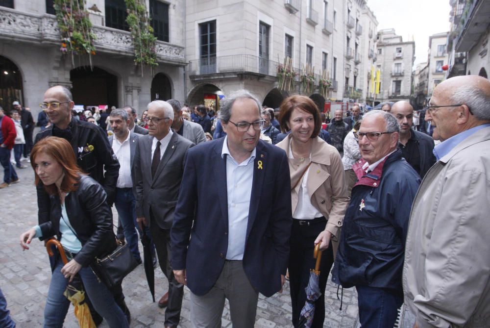 Quim Torra, a Girona per Temps de Flors