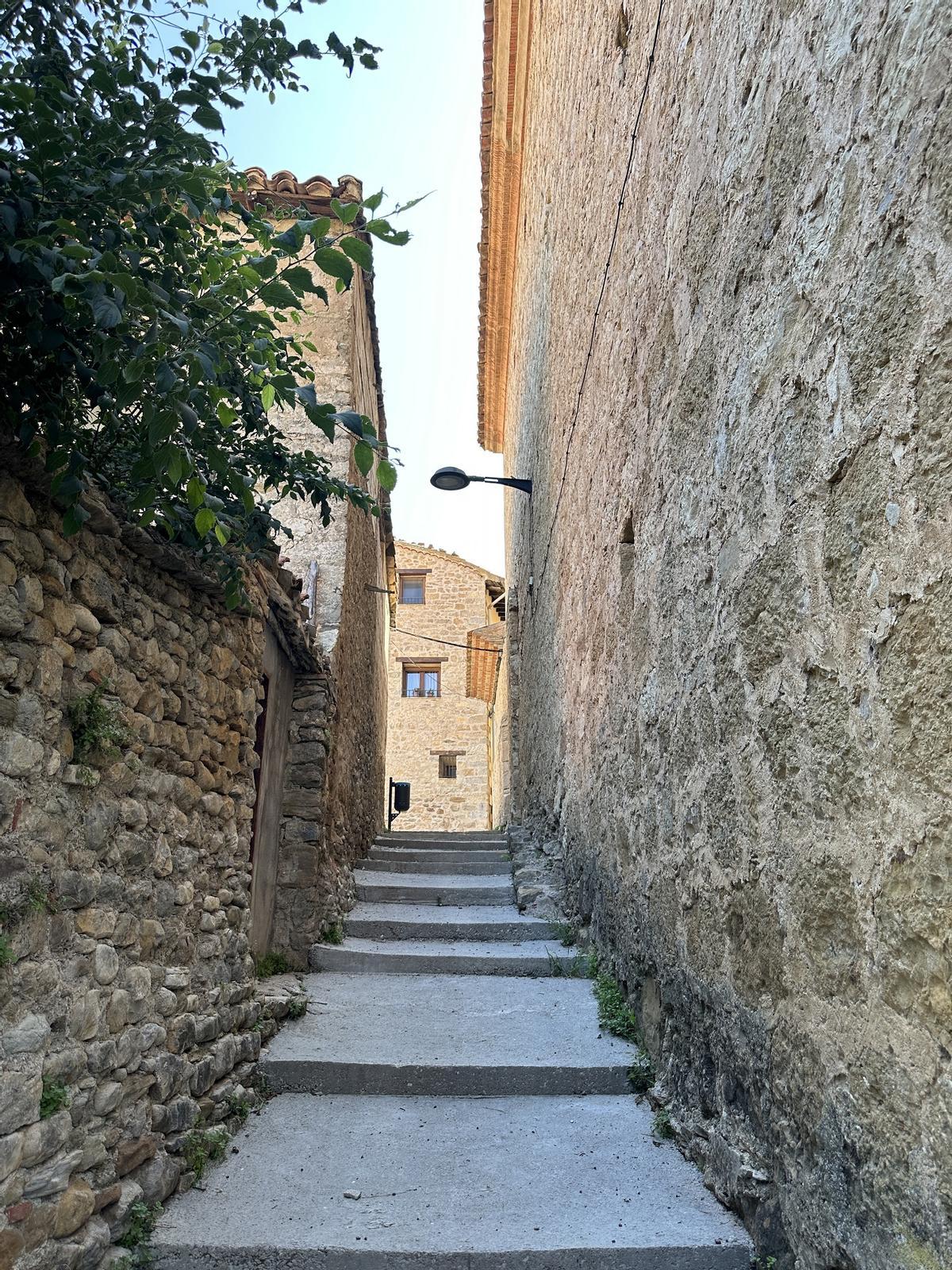 Calle escalonada de La Mata.