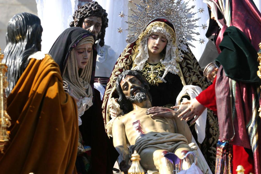 Misterio de la Sagrada Mortaja antes del incendio de la capilla.