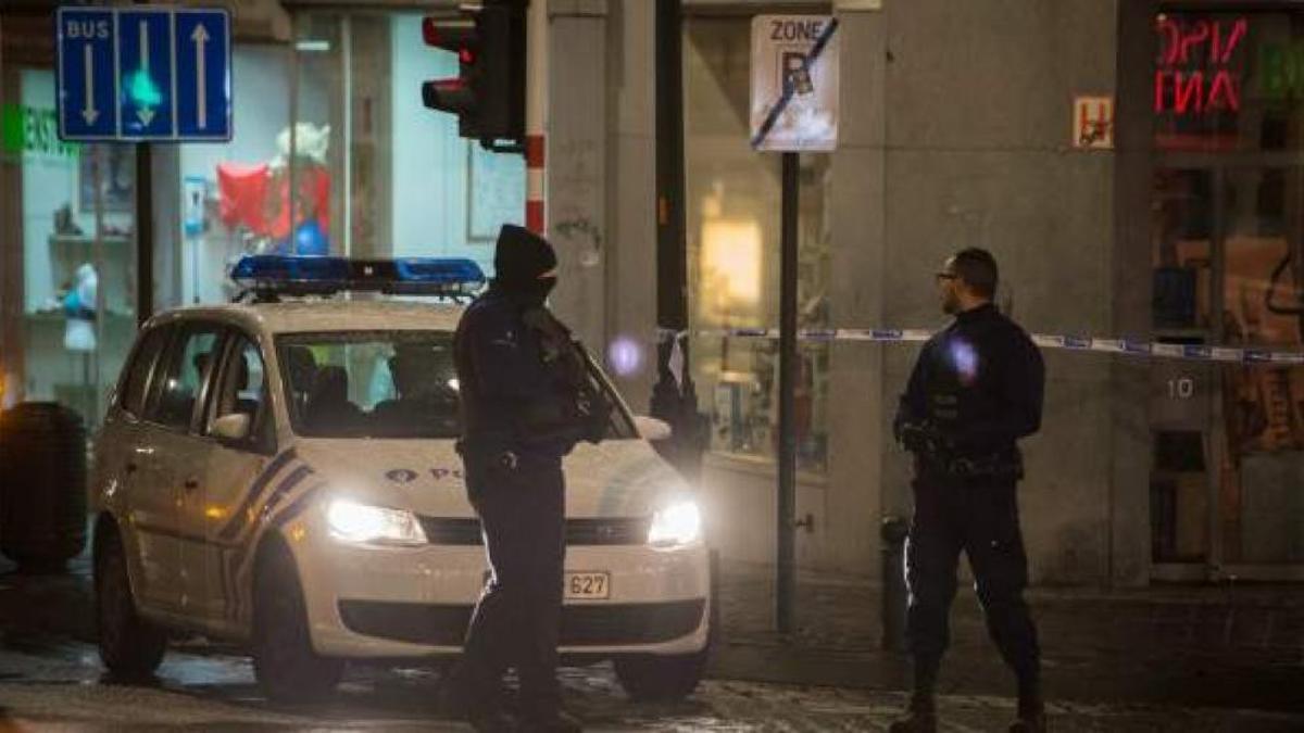 Imagen de archivo de una operación policial en Bruselas.