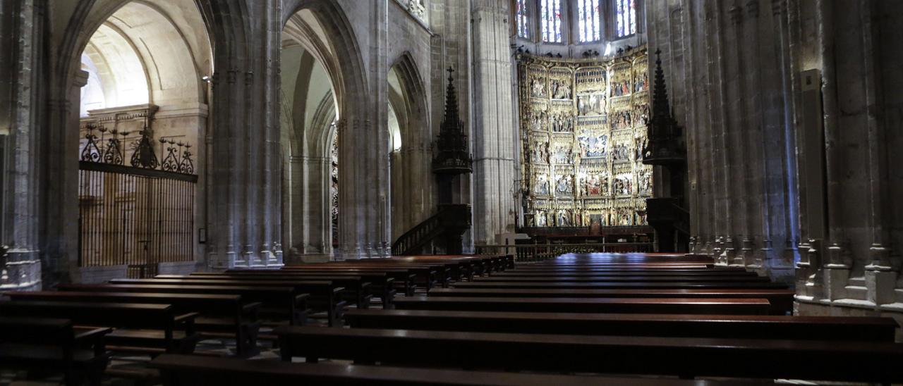 Interior de la Catedral de Oviedo.