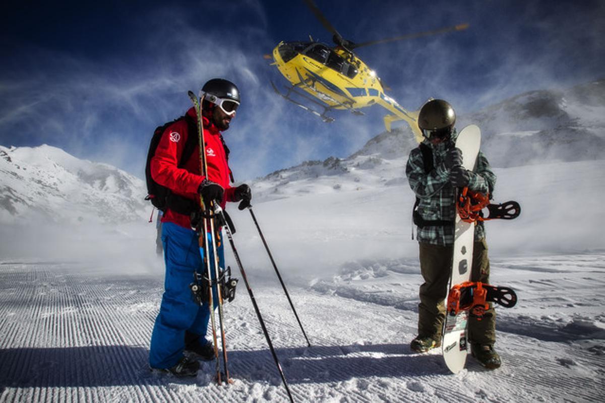 Heliesquí a Vallnord. Heliesquí a Vallnord.