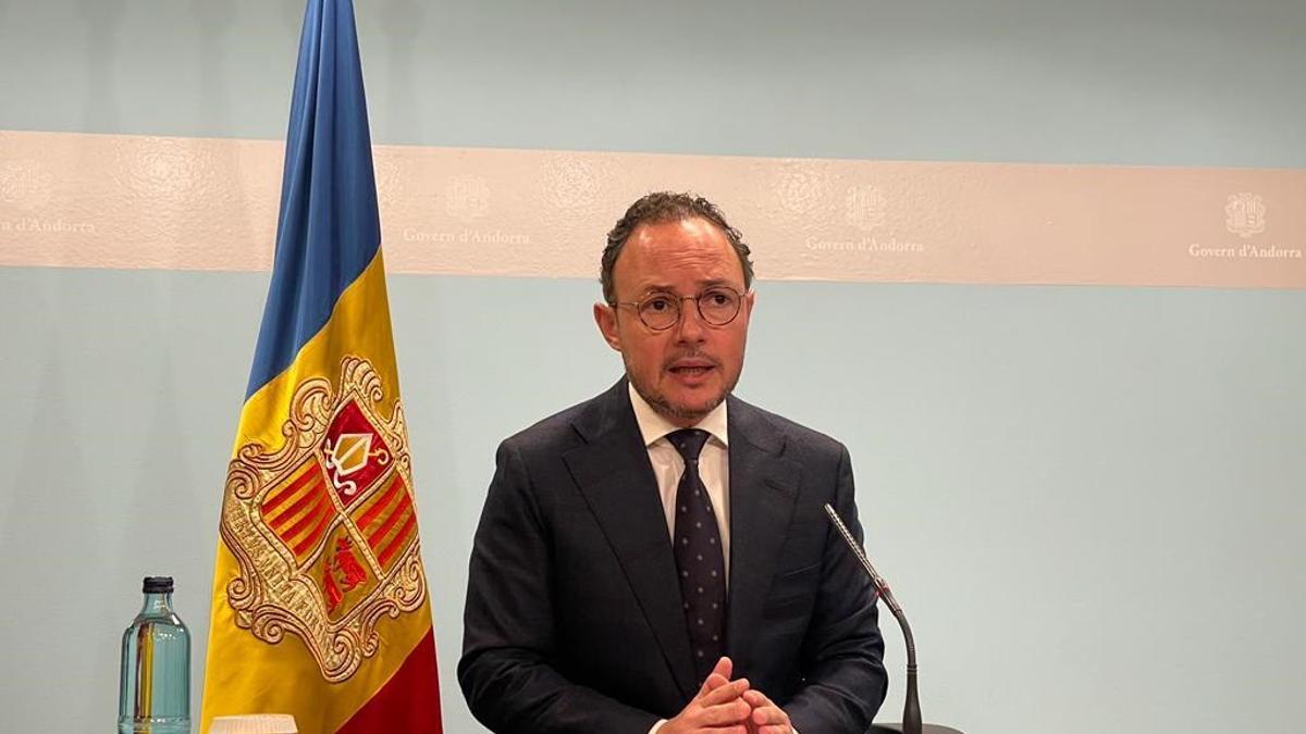 El jefe del Govern de Andorra, Xavier Espot.