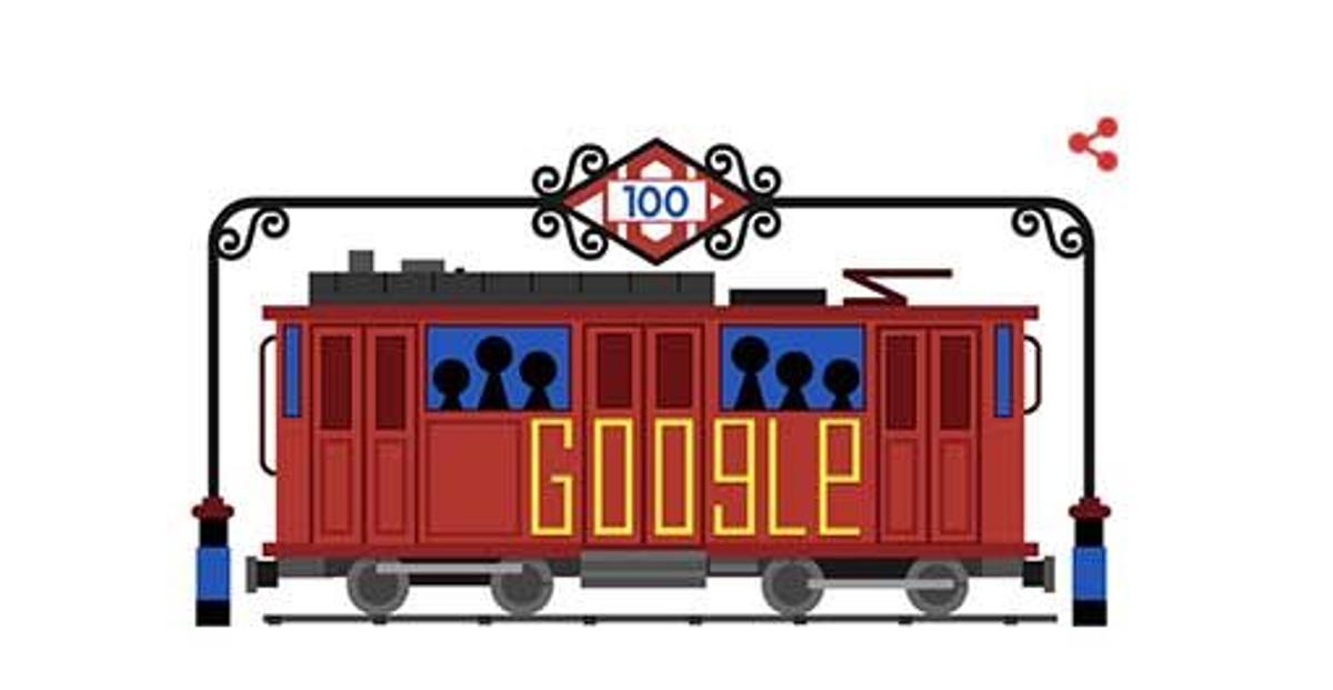El homenaje de Google al Metro de Madrid