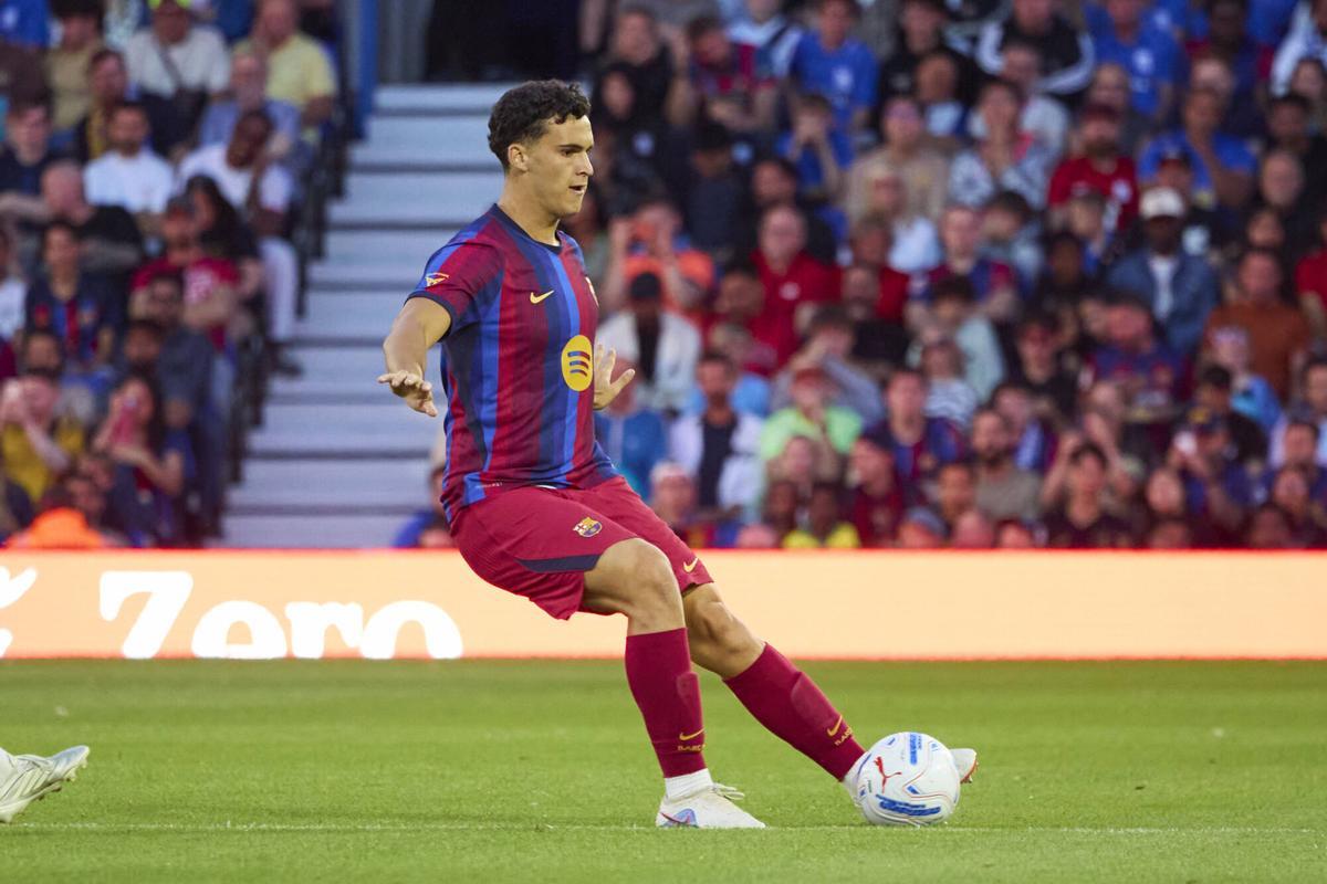 Álvaro Cortés, durante el Birmingham-Barça.