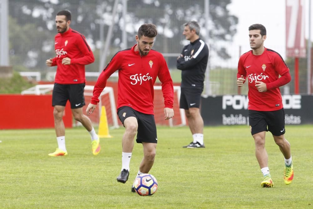 Entrenamiento del Sporting