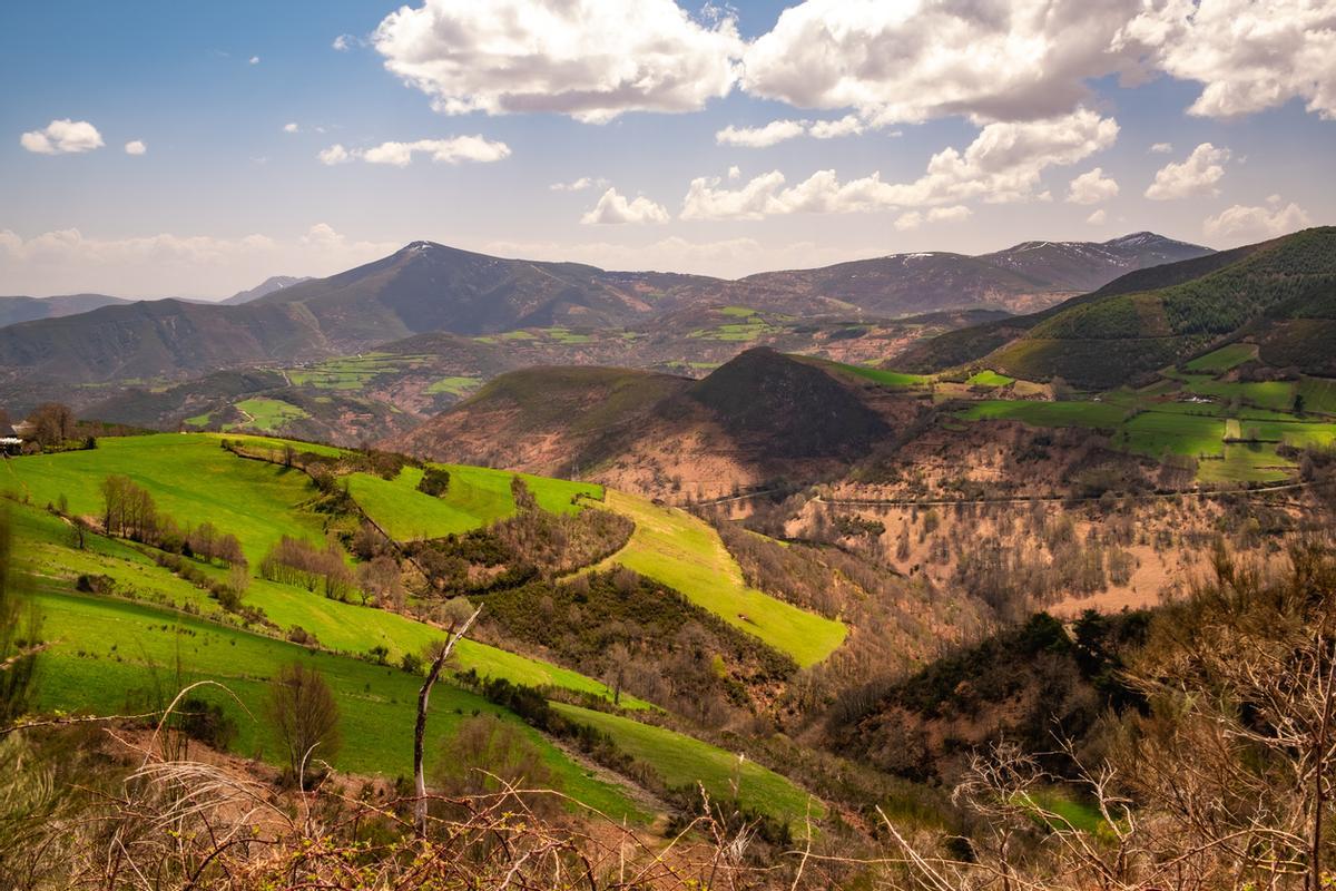 Un paisaje remoto situado en el norte de España.