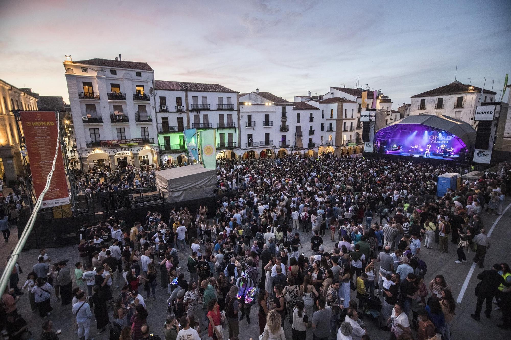 Vive el primer concierto de Womad en Cáceres
