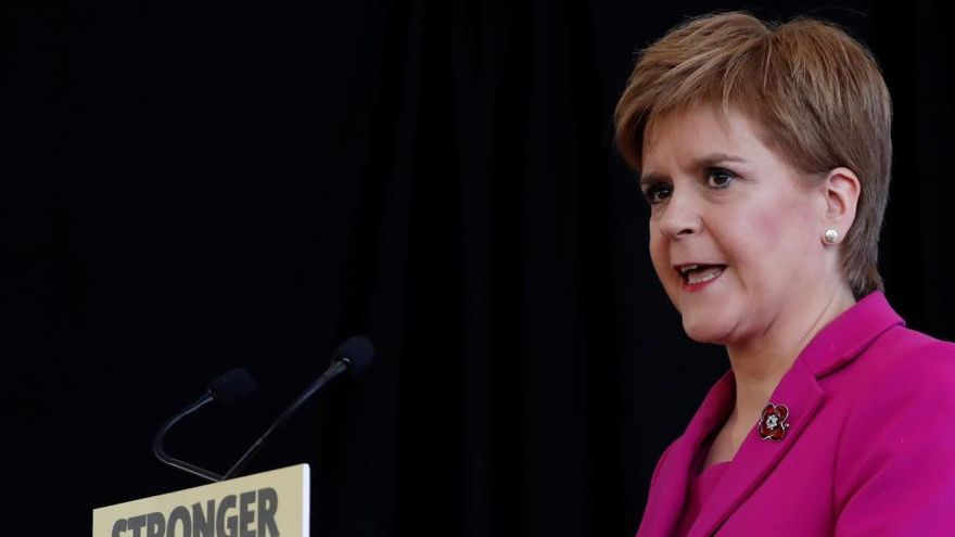 La ministra principal de Escocia, Nicola Sturgeon